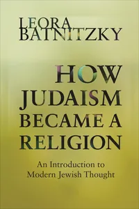 How Judaism Became a Religion_cover