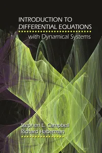 Introduction to Differential Equations with Dynamical Systems_cover
