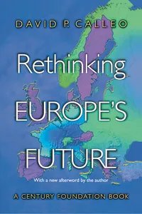 Rethinking Europe's Future_cover