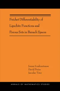 Fréchet Differentiability of Lipschitz Functions and Porous Sets in Banach Spaces_cover