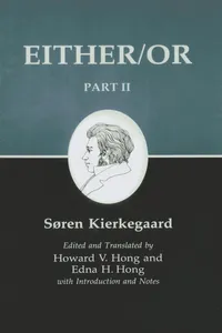 Kierkegaard's Writings IV, Part II_cover