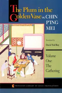 The Plum in the Golden Vase or, Chin P'ing Mei, Volume One_cover