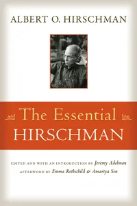 The Essential Hirschman_cover