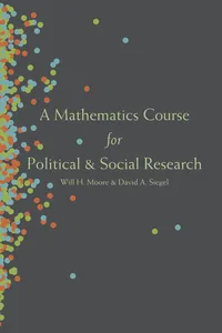 A Mathematics Course for Political and Social Research_cover
