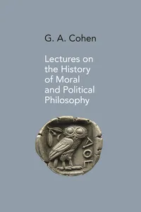 Lectures on the History of Moral and Political Philosophy_cover