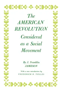 American Revolution Considered as a Social Movement_cover