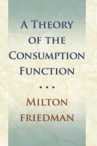 Theory of the Consumption Function_cover