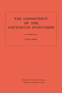 Consistency of the Continuum Hypothesis, Volume 3_cover