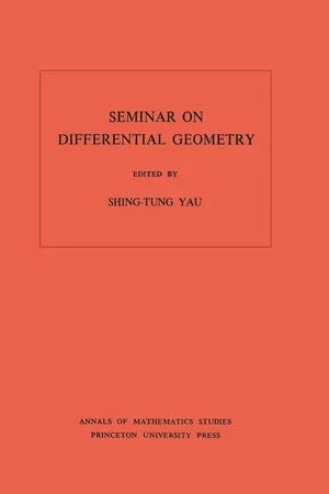 Seminar on Differential Geometry