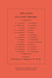 Advances in Game Theory, Volume 52_cover