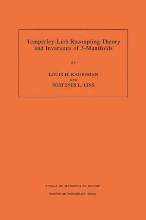 Temperley-Lieb Recoupling Theory and Invariants of 3-Manifolds (AM-134), Volume 134