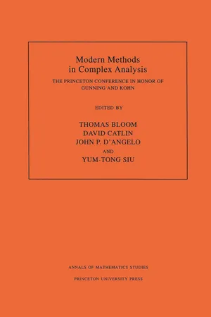 Modern Methods in Complex Analysis (AM-137), Volume 137