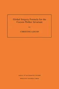 Global Surgery Formula for the Casson-Walker Invariant_cover