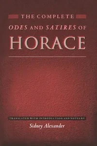 The Complete Odes and Satires of Horace_cover