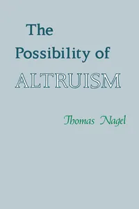 The Possibility of Altruism_cover