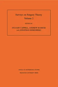 Surveys on Surgery Theory, Volume 2_cover