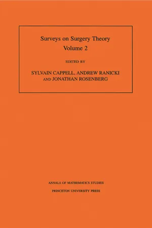 Surveys on Surgery Theory, Volume 2