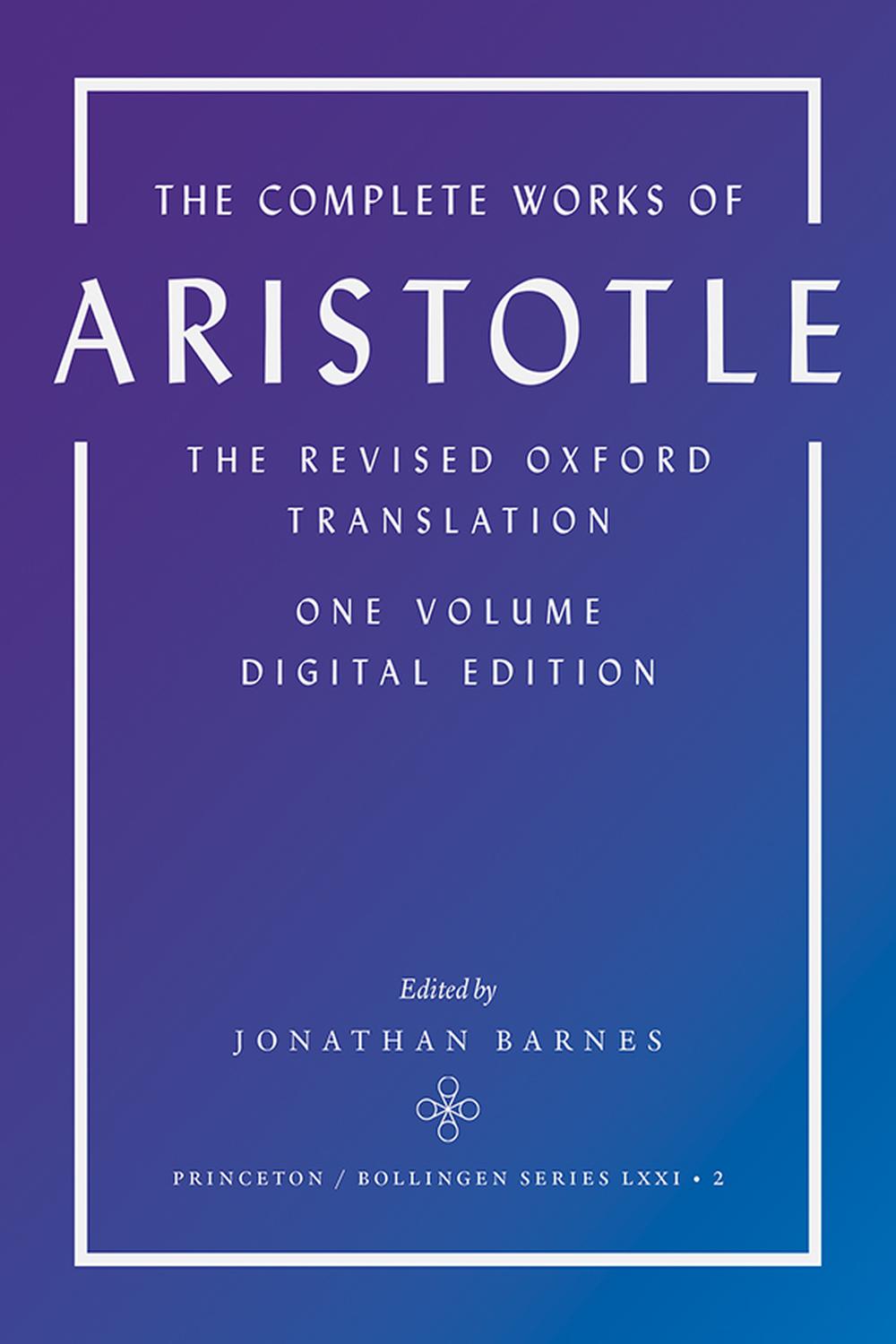 PDF] The Complete Works of Aristotle by Aristotle | 9781400852765