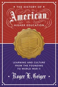 The History of American Higher Education_cover