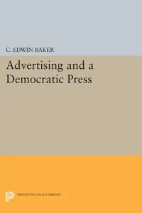 Advertising and a Democratic Press_cover