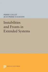 Instabilities and Fronts in Extended Systems_cover