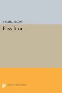Pass It On_cover