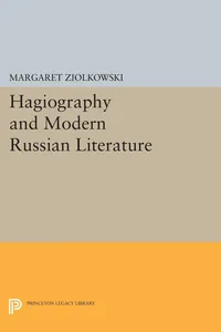 Hagiography and Modern Russian Literature_cover
