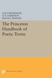 The Princeton Handbook of Poetic Terms_cover