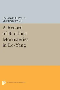 A Record of Buddhist Monasteries in Lo-Yang_cover