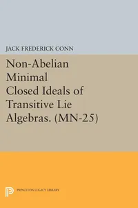 Non-Abelian Minimal Closed Ideals of Transitive Lie Algebras_cover