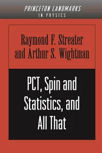 PCT, Spin and Statistics, and All That_cover