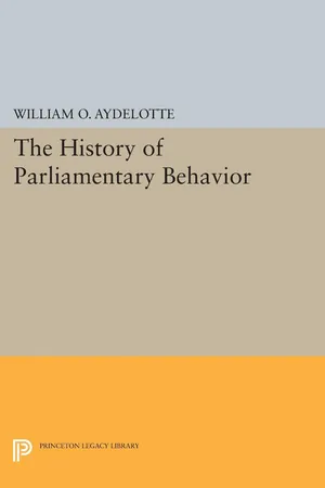 The History of Parliamentary Behavior