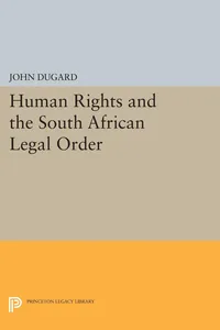 Human Rights and the South African Legal Order_cover