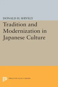 Tradition and Modernization in Japanese Culture_cover