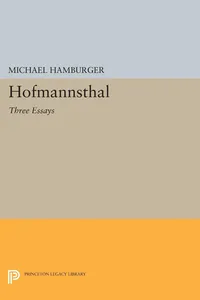 Selected Writings of Hugo Von Hofmannsthal_cover