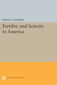 Fertility and Scarcity in America_cover
