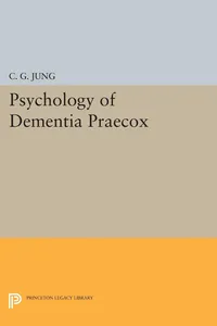 Psychology of Dementia Praecox_cover