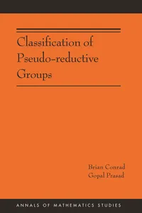 Classification of Pseudo-reductive Groups_cover
