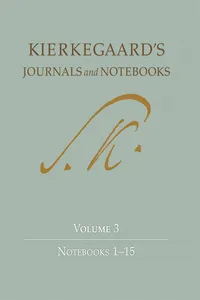 Kierkegaard's Journals and Notebooks_cover