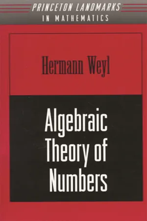 Algebraic Theory of Numbers