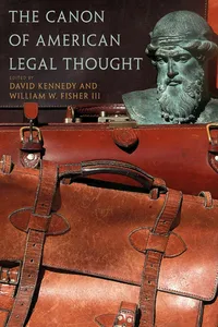 The Canon of American Legal Thought_cover