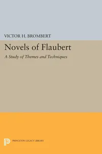 Novels of Flaubert_cover