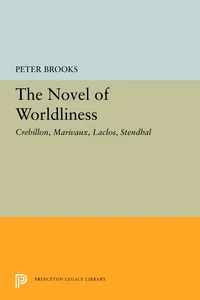 The Novel of Worldliness_cover