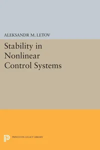 Stability in Nonlinear Control Systems_cover