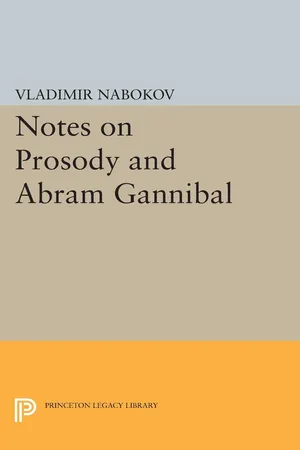 Notes on Prosody and Abram Gannibal