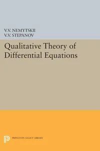 Qualitative Theory of Differential Equations_cover
