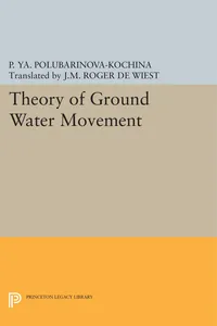 Theory of Ground Water Movement_cover