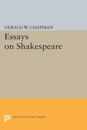 Essays on Shakespeare