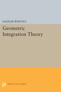 Geometric Integration Theory_cover