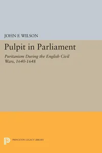 Pulpit in Parliament_cover